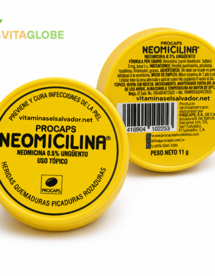 NEOMICILINA 0.5% Ungüento - Cuidado de la piel en Lata Redonda