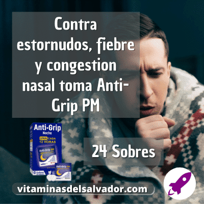 Antigrip-Pm Caja de 24 Sobres De 2 Tabletas para el Resfriado