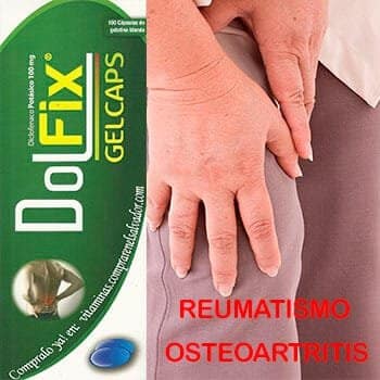DOLFIX GELCAPS - 100 Gelcaps de Diclofenaco Potásico