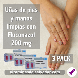 Fluconazol Cápsulas 200 mg - Tripack de 6 Cápsulas