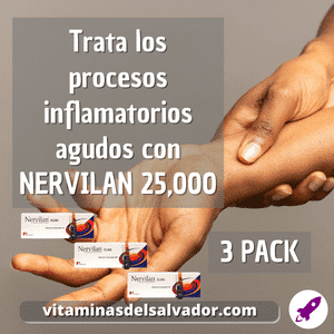 Nervilan 25000 Inyectable Tripack - 3 Ampollas