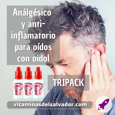 OIDOL N.F. Gotas Óticas Tripack - Alivio Seguro para Sus Oídos